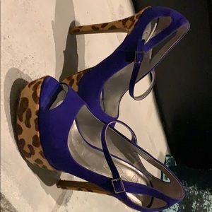 Purple and leopard print Jessica Simpson heels